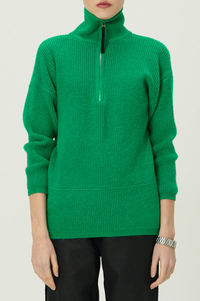 storets.com Aurora Half Zip Sweater/Mini Dress