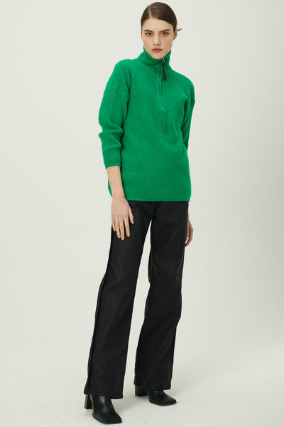 storets.com Aurora Half Zip Sweater/Mini Dress