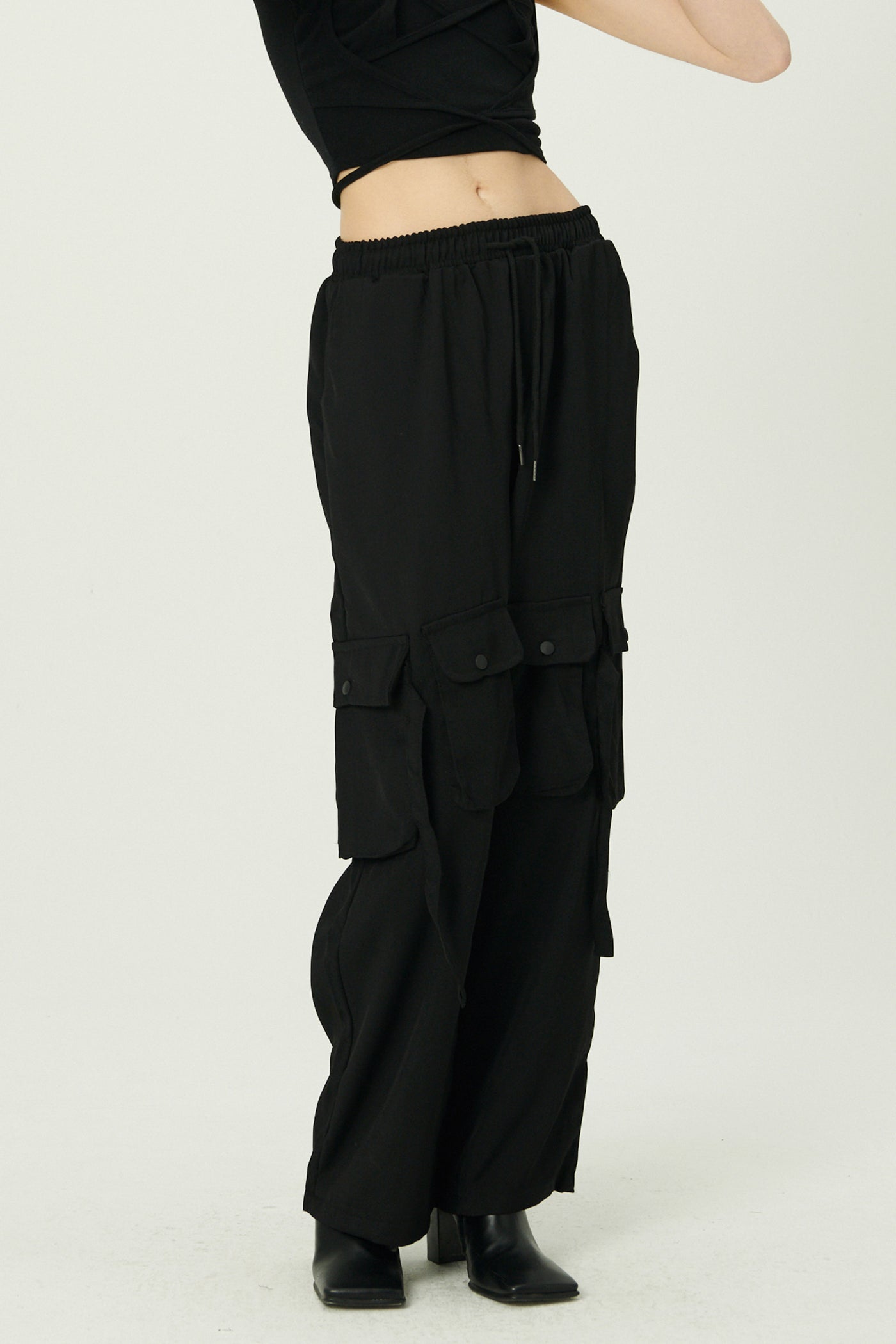 storets.com Sandra Drawstring Utility Cargo Pants