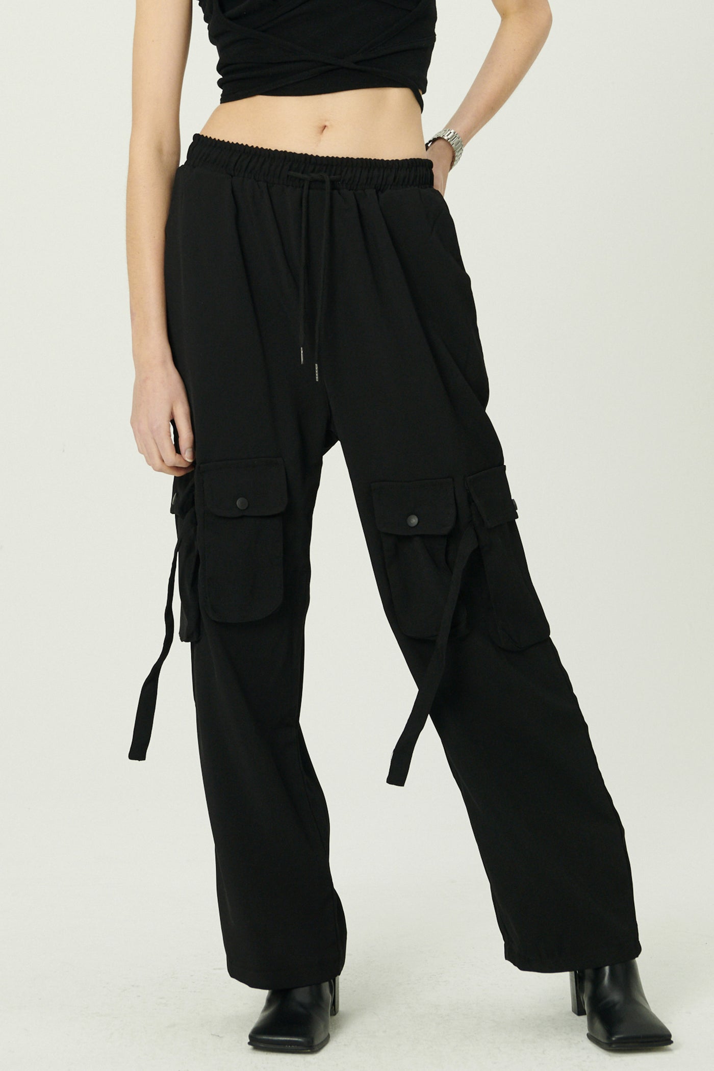 storets.com Sandra Drawstring Utility Cargo Pants
