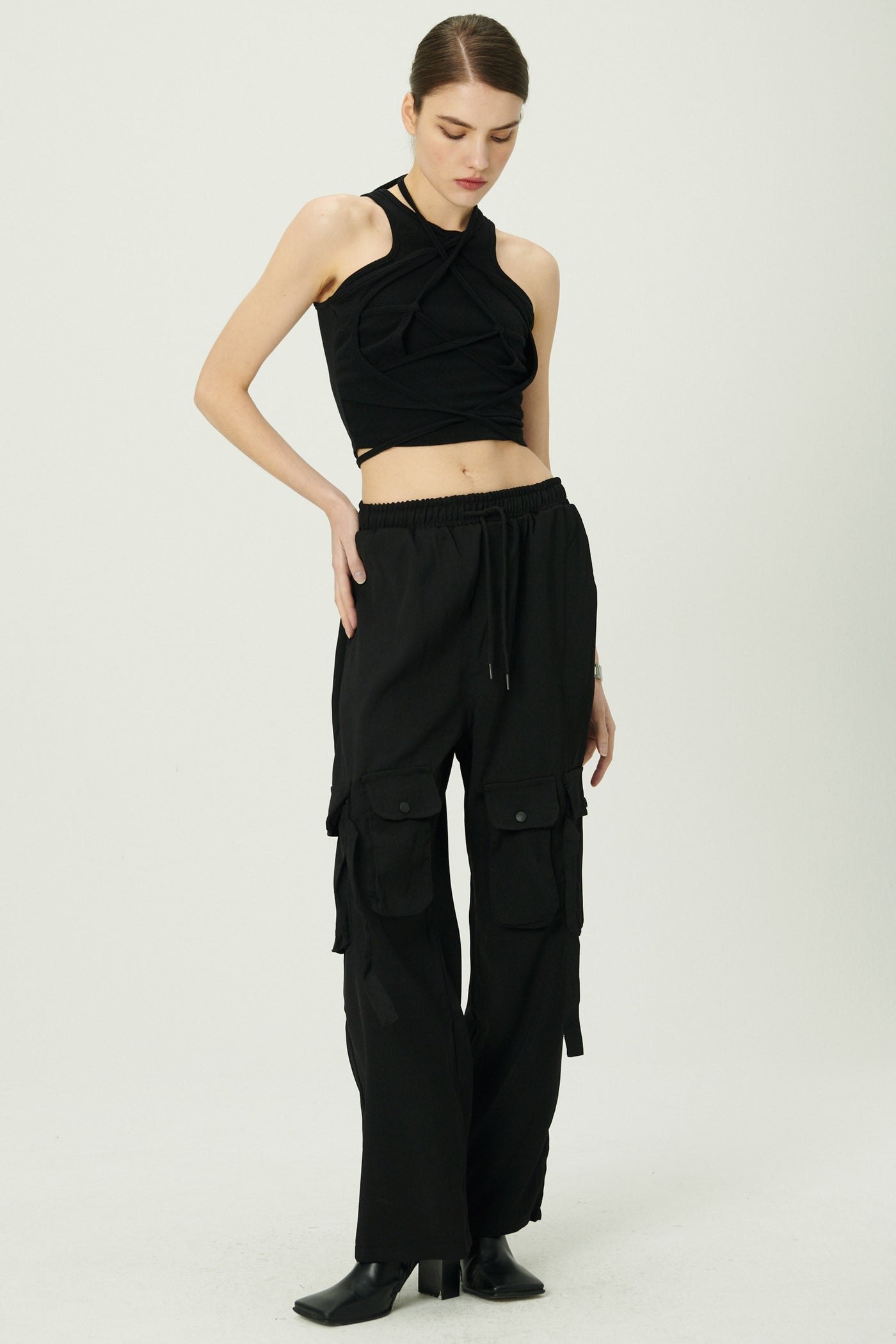 storets.com Sandra Drawstring Utility Cargo Pants