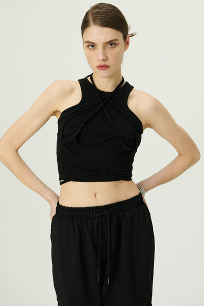 storets.com Helena Lace-up Top and Cardi Set