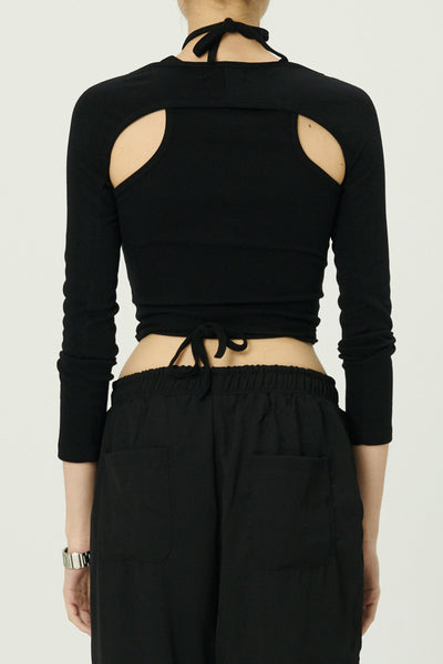 storets.com Helena Lace-up Top and Cardi Set