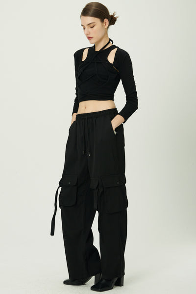 storets.com Helena Lace-up Top and Cardi Set