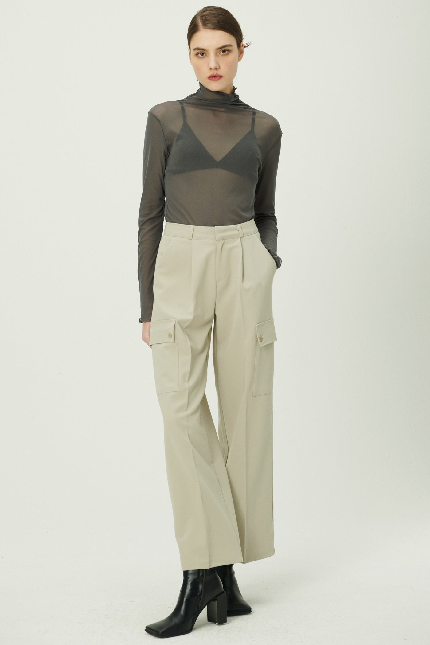 storets.com Emma Wide Leg Cargo Pants