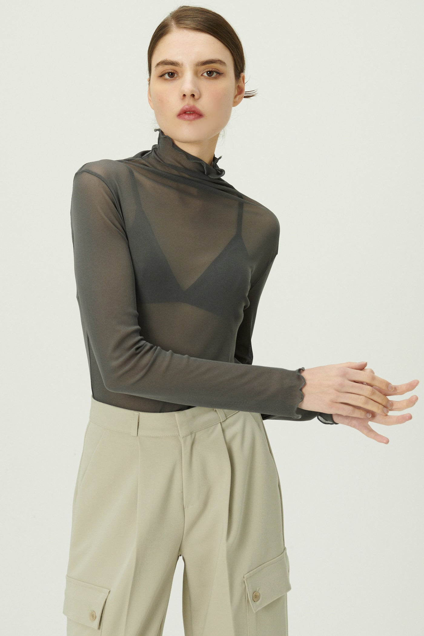 storets.com Lily Sheer Mesh Top