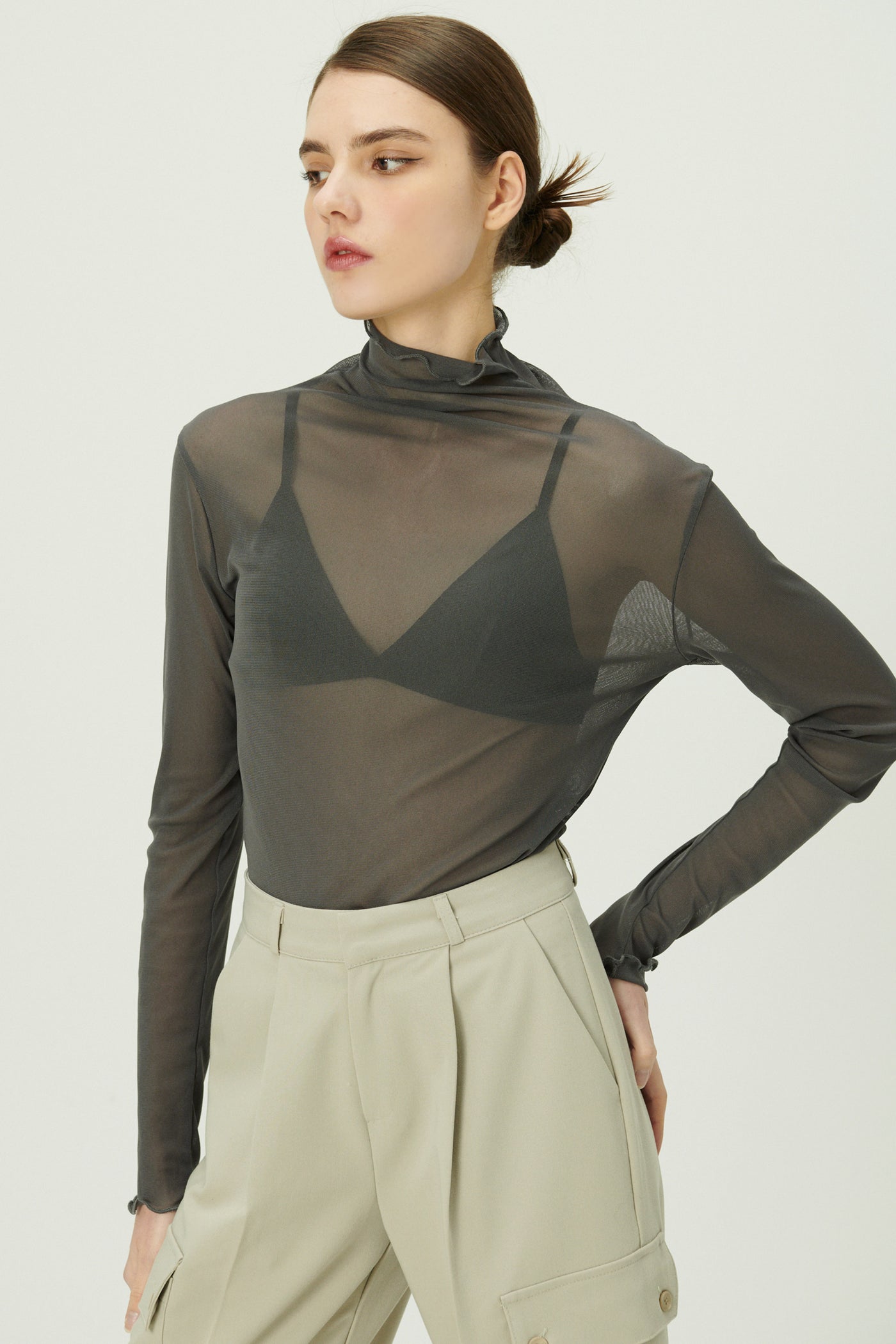 storets.com Lily Sheer Mesh Top