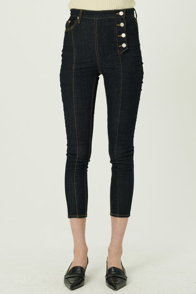 storets.com Riley Side Button Down Skinny Jeans