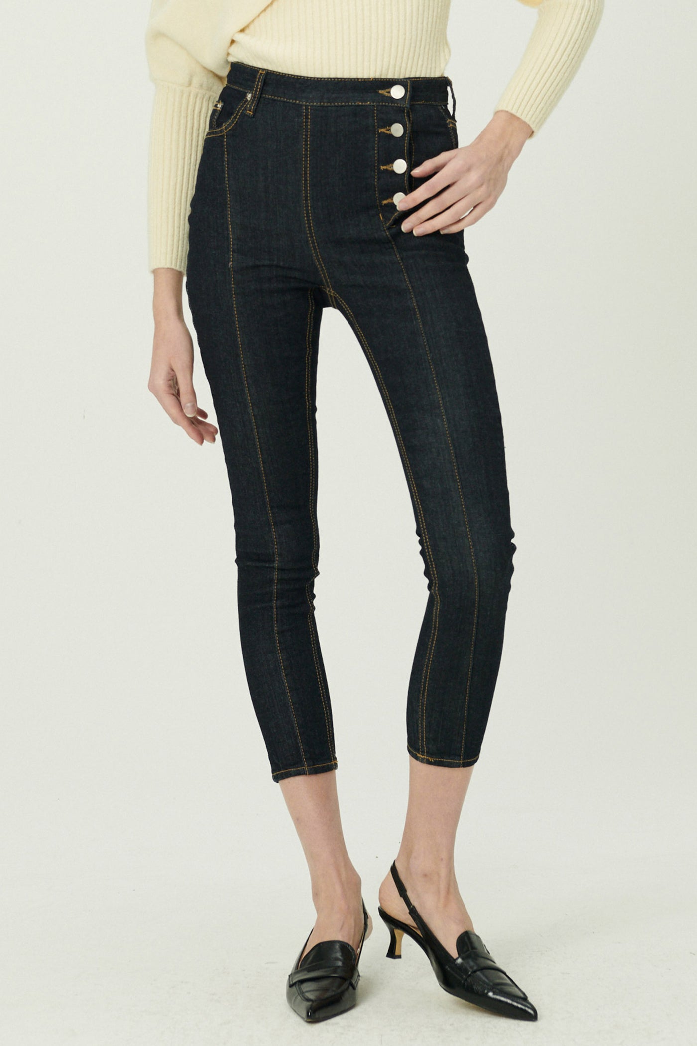 storets.com Riley Side Button Down Skinny Jeans