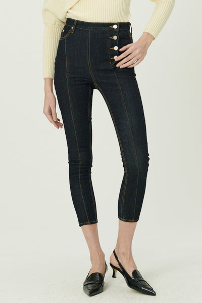 storets.com Riley Side Button Down Skinny Jeans