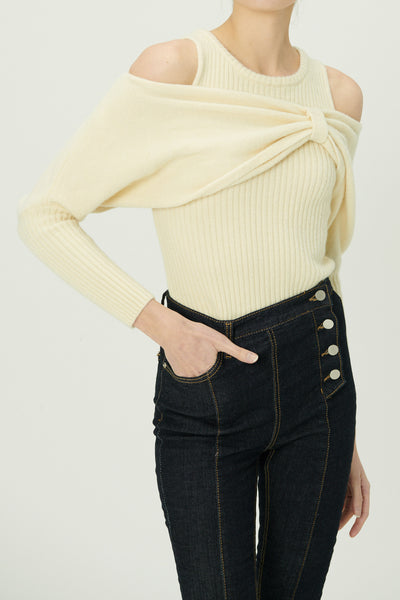 storets.com Cherie Overlay Cold Shoulder Top