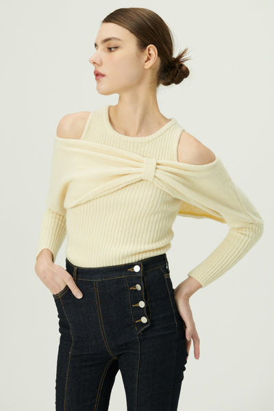 storets.com Cherie Overlay Cold Shoulder Top