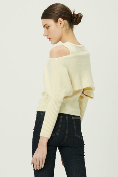 storets.com Cherie Overlay Cold Shoulder Top