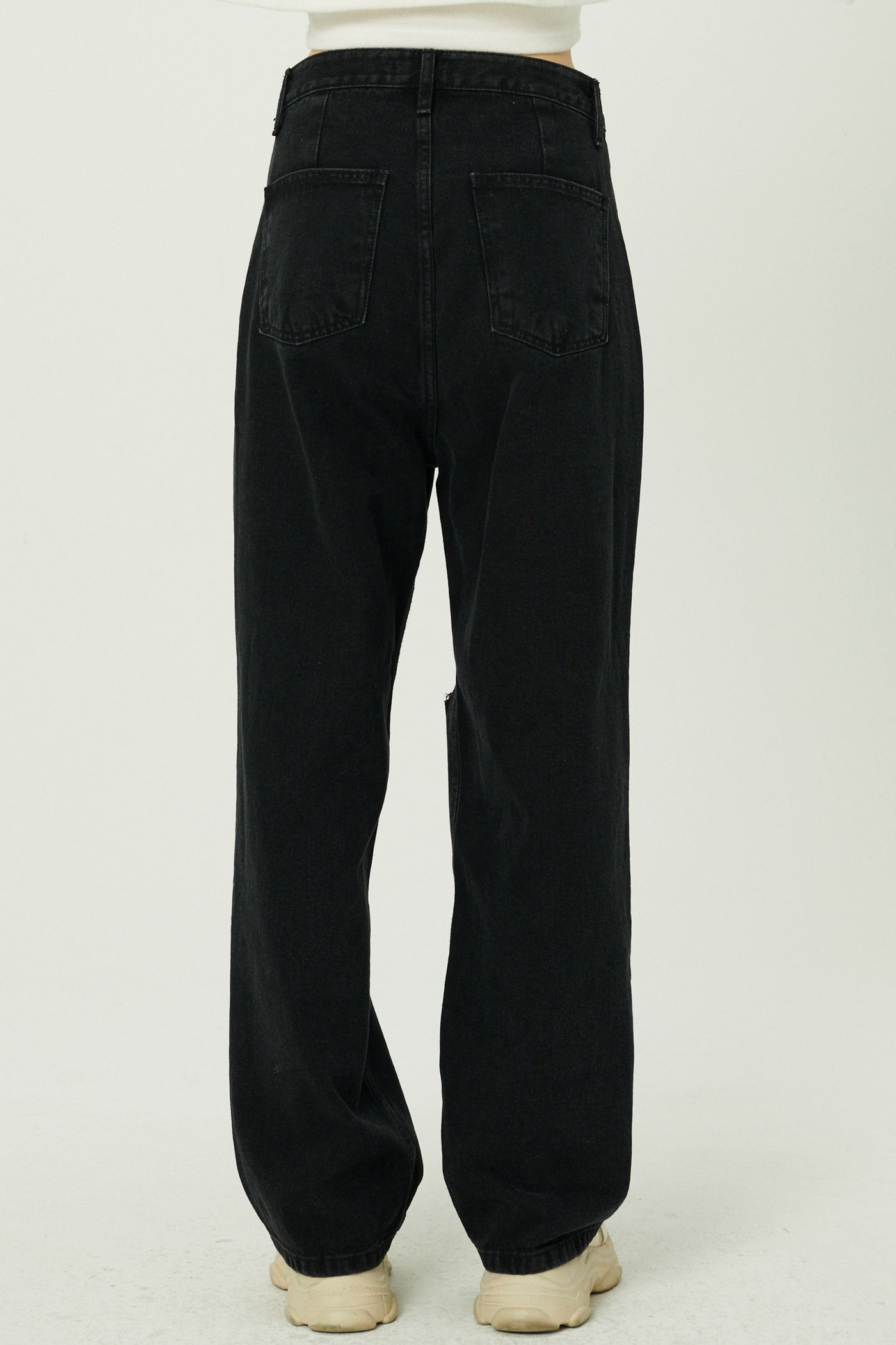 storets.com Elo Cutout Wide Leg Jeans