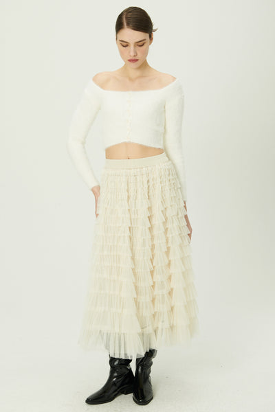 storets.com Carmen Fuzzy Crop Cardigan