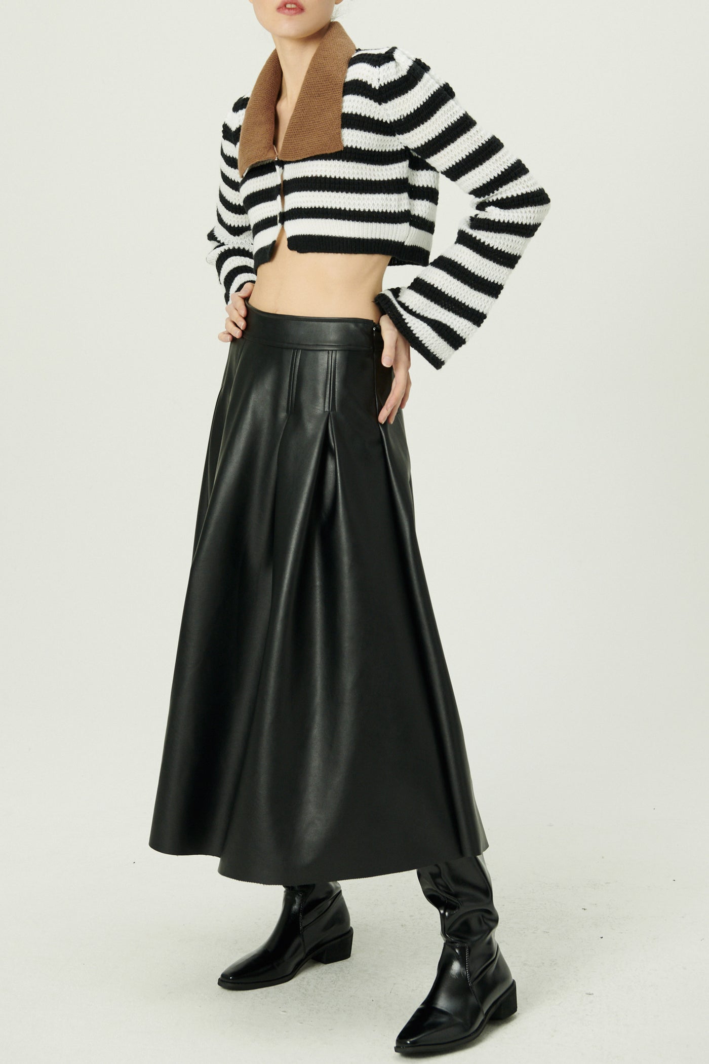 storets.com Patricia Pleather Full Skirt