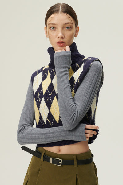 storets.com Ludi Argyle Knit Vest