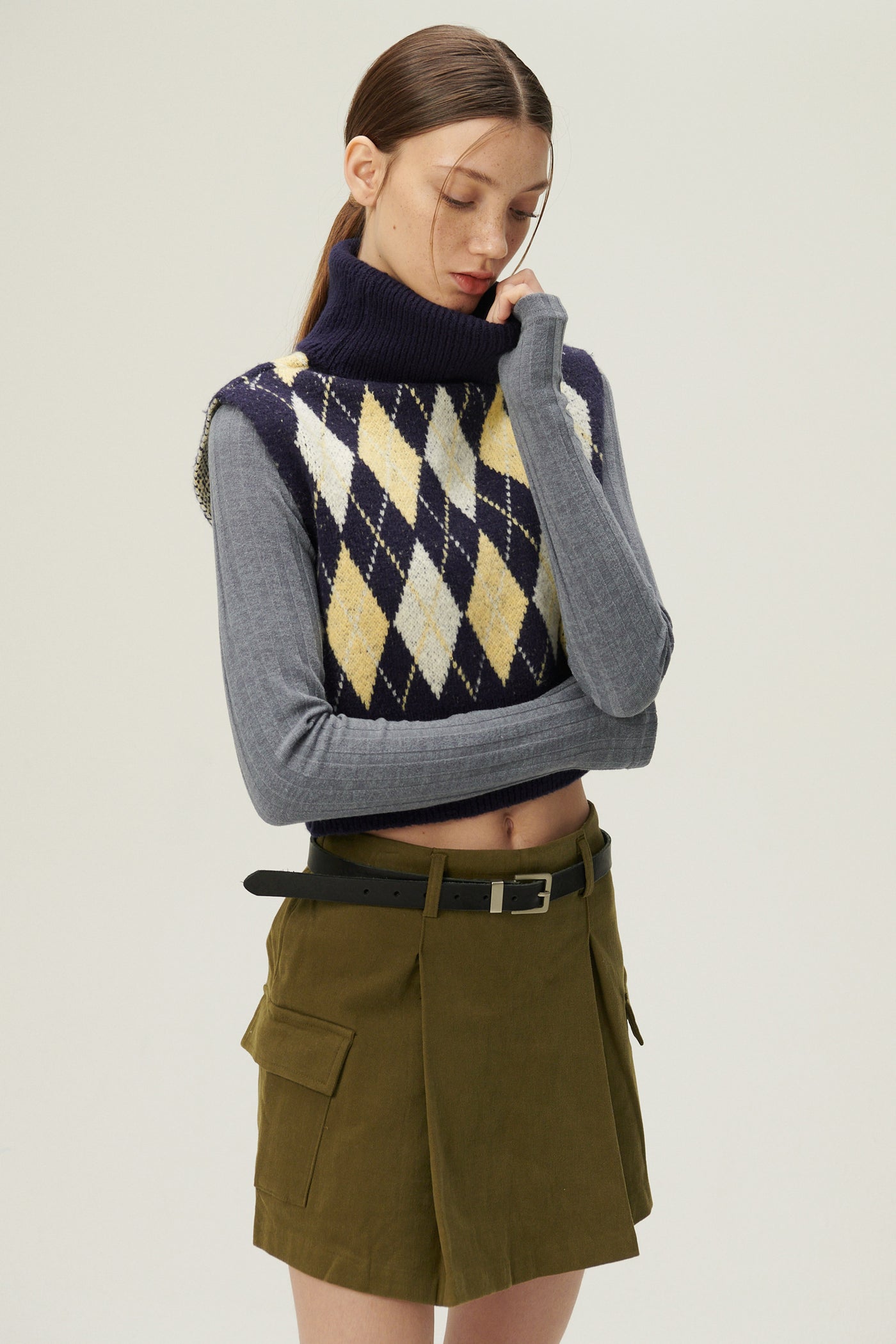 storets.com Ludi Argyle Knit Vest
