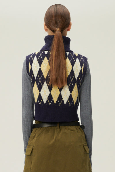 storets.com Ludi Argyle Knit Vest