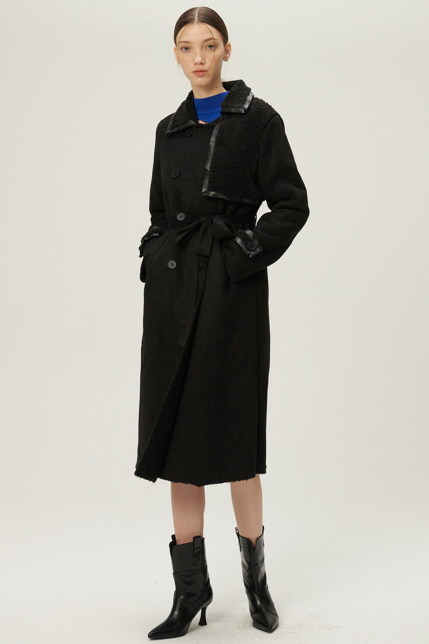 storets.com Amber Faux Shearling Coat