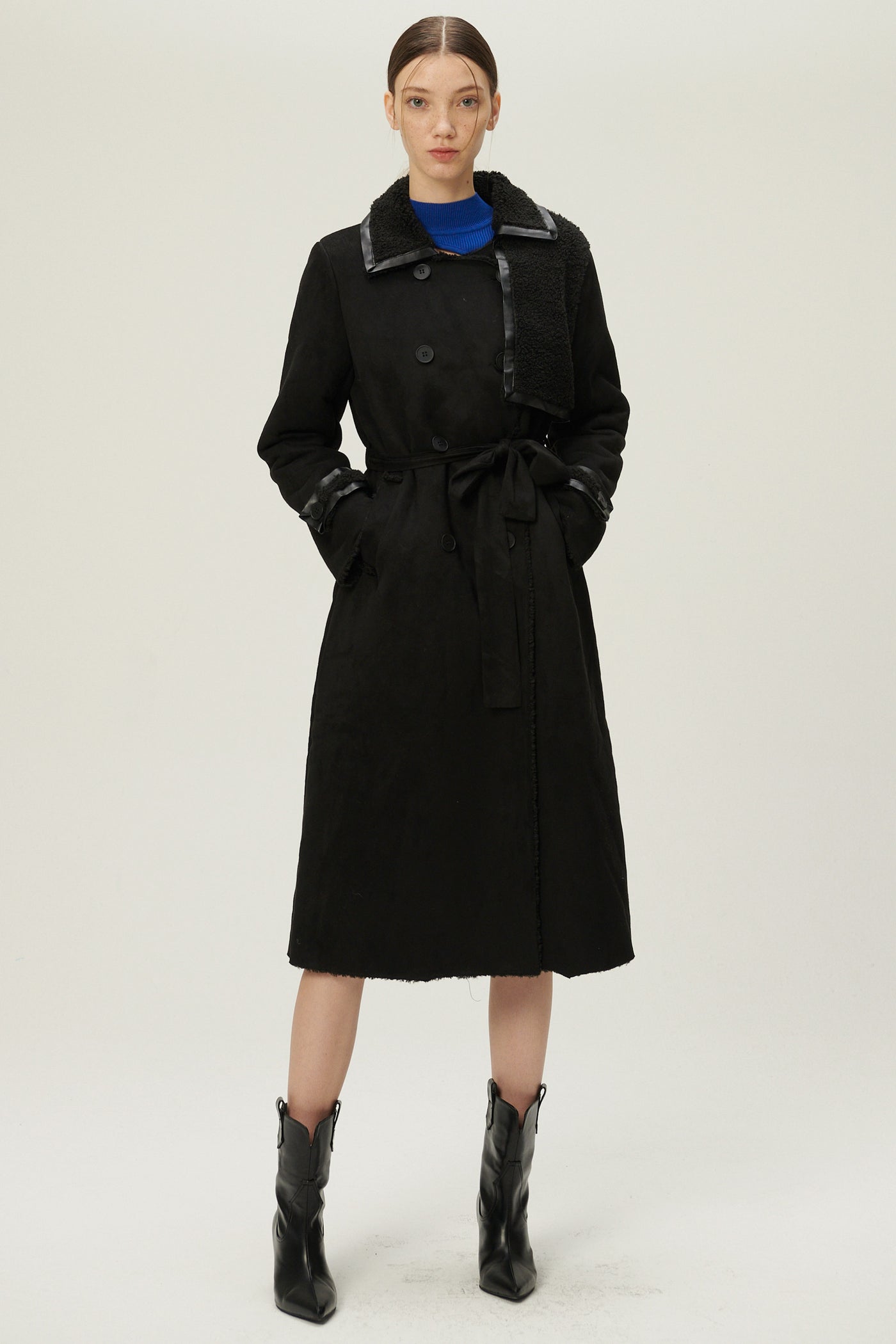 storets.com Amber Faux Shearling Coat