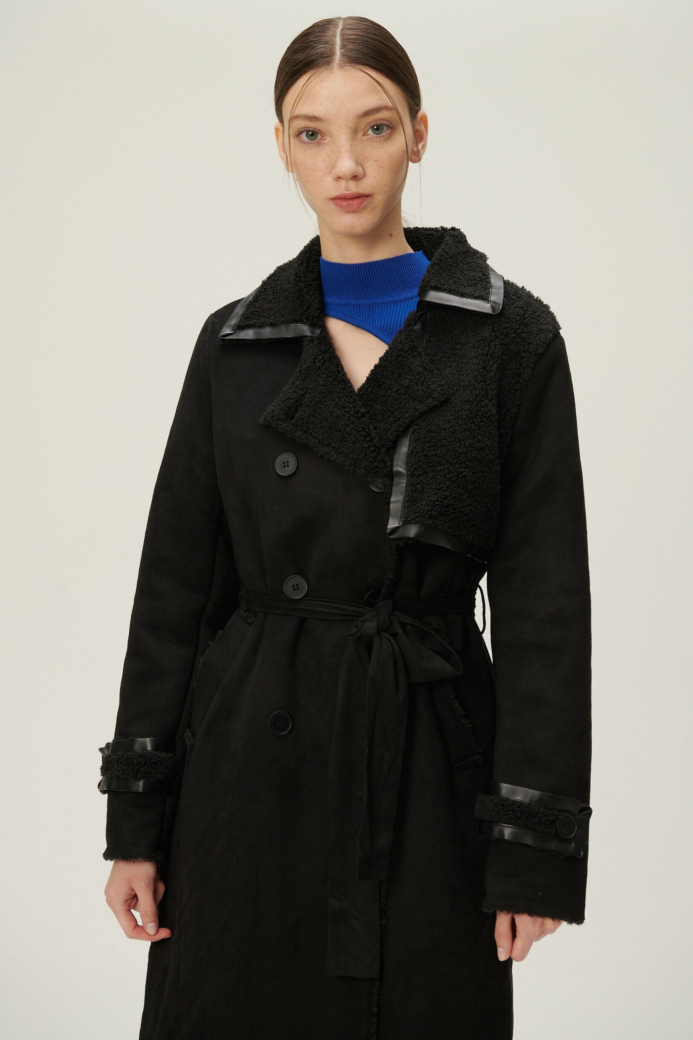 storets.com Amber Faux Shearling Coat