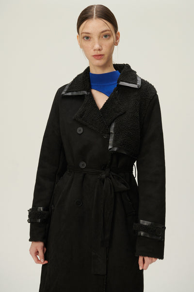 storets.com Amber Faux Shearling Coat