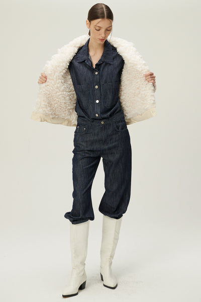 storets.com Emma Sherpa Denim Jacket