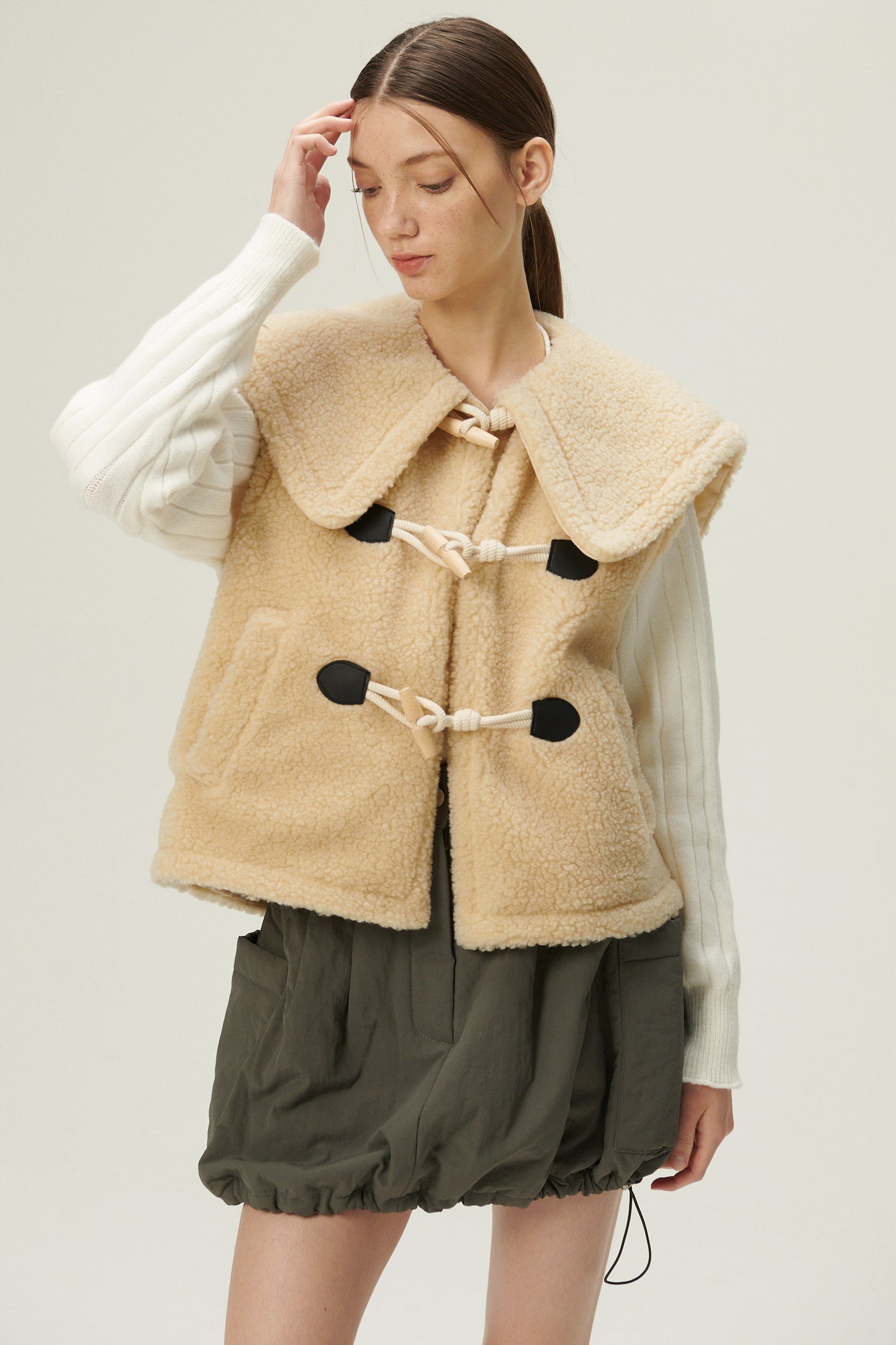 storets.com Amy Duffle Teddy Vest