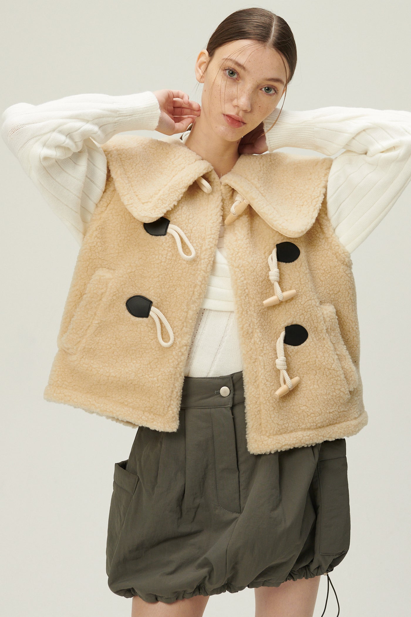storets.com Amy Duffle Teddy Vest