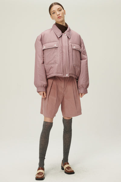 storets.com Nicole Puffer Bomber Jacket