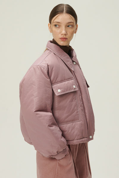 storets.com Nicole Puffer Bomber Jacket