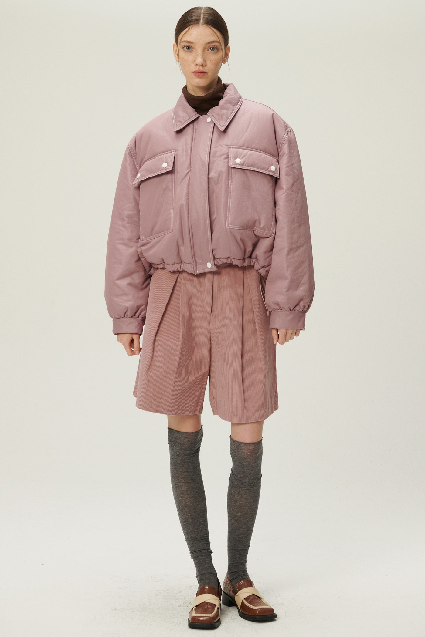 storets.com Nicole Puffer Bomber Jacket