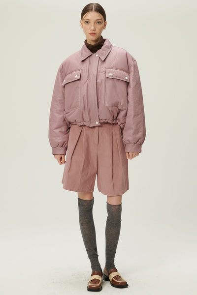 storets.com Nicole Puffer Bomber Jacket