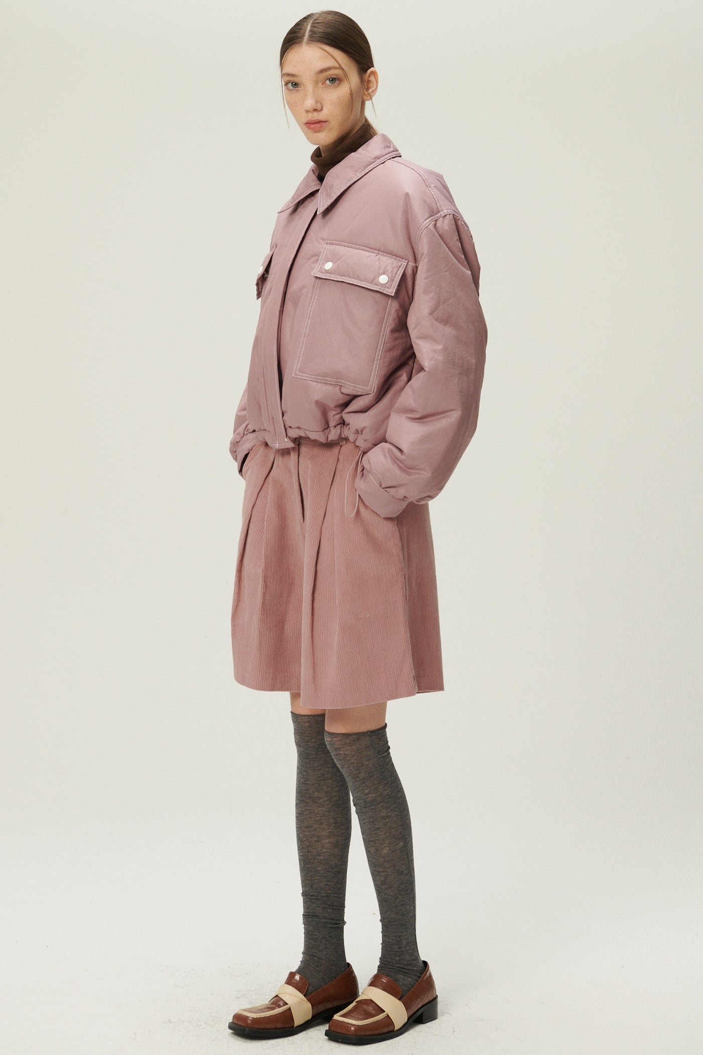 storets.com Nicole Puffer Bomber Jacket