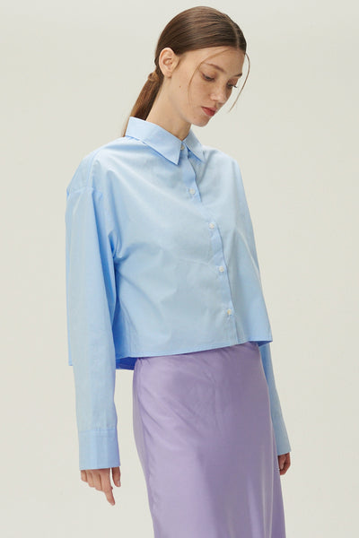 storets.com Lucy Open Back Crop Shirt