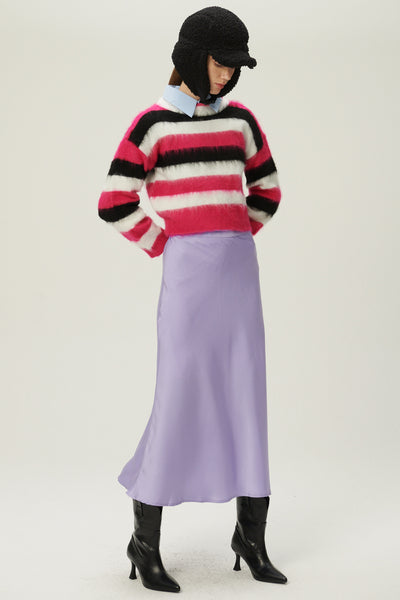 storets.com Ivanna Fuzzy Striped Sweater