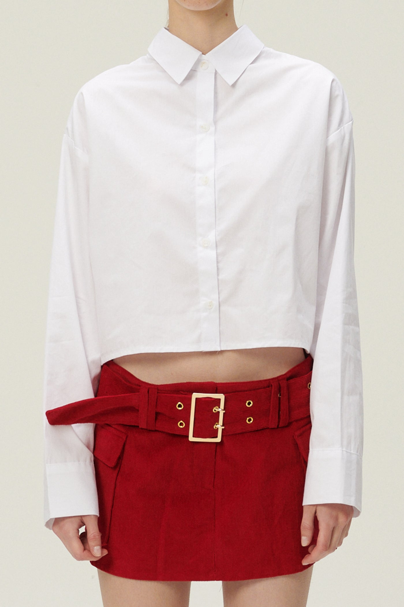 storets.com Lucy Open Back Crop Shirt