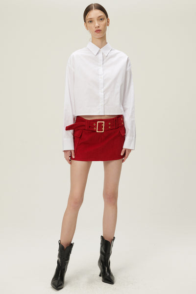 storets.com Lucy Open Back Crop Shirt