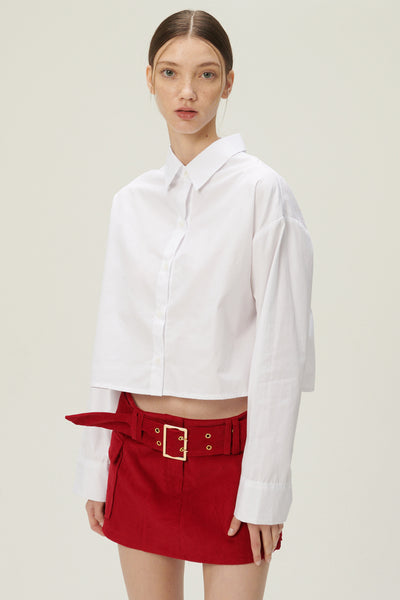 storets.com Lucy Open Back Crop Shirt