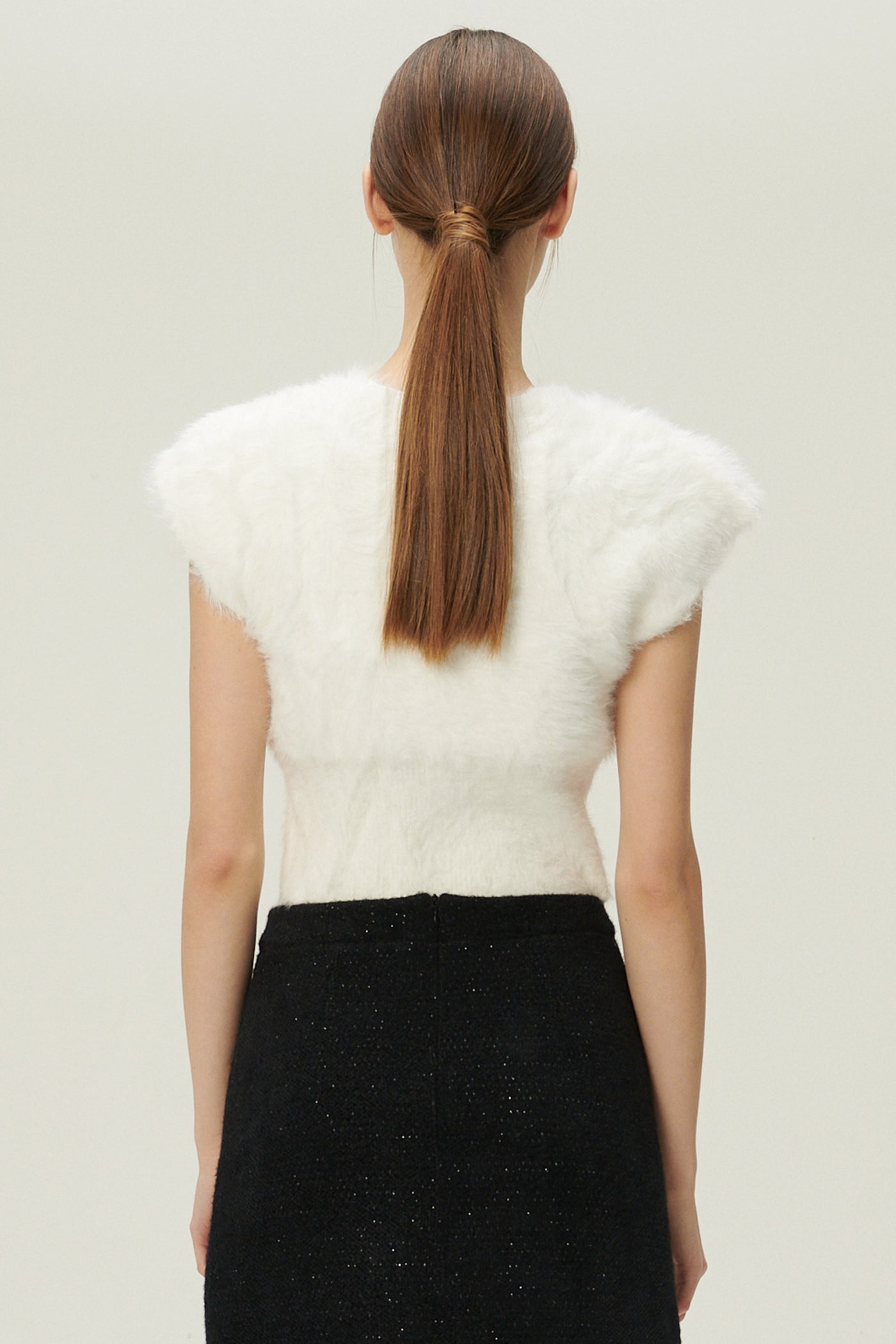 storets.com Annabel Sleeveless Fuzzy Top