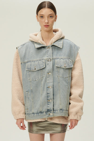storets.com Hada Denim Vest and Jacket Set