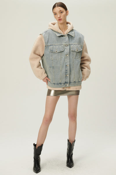 storets.com Hada Denim Vest and Jacket Set
