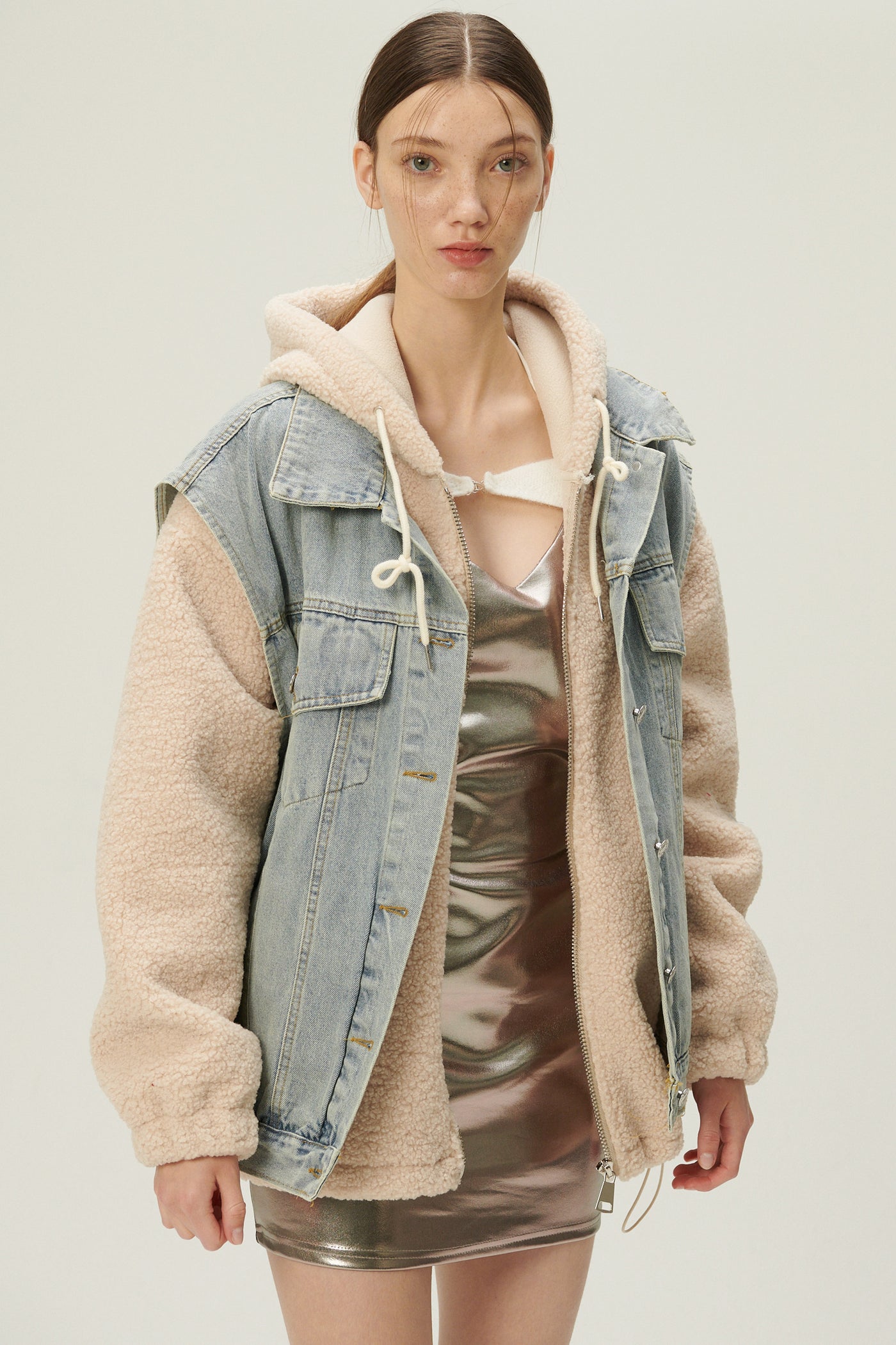 storets.com Hada Denim Vest and Jacket Set