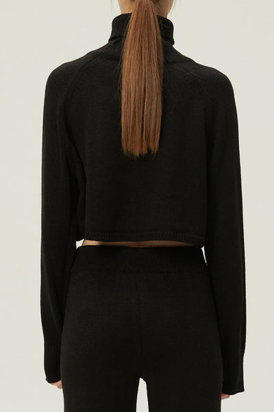 storets.com Mia Cropped Turtleneck Sweater