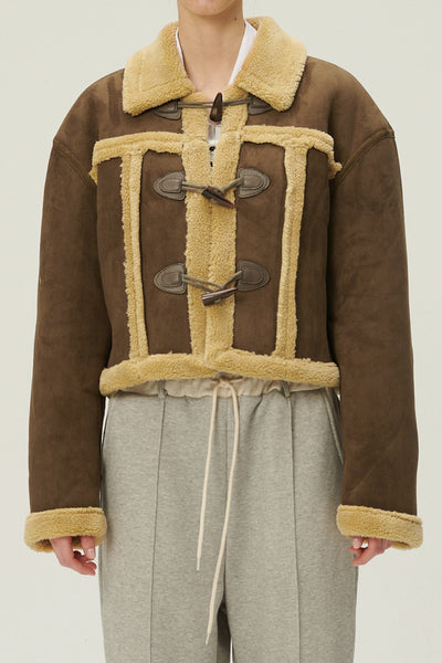 storets.com Helen Duffle Shearling Jacket