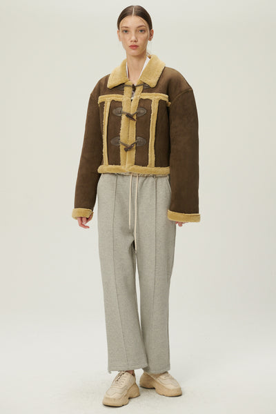 storets.com Helen Duffle Shearling Jacket