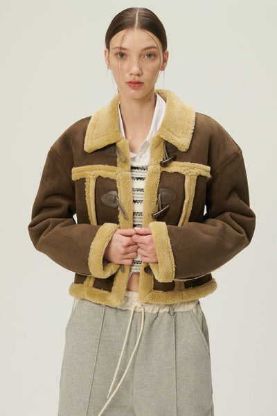 storets.com Helen Duffle Shearling Jacket