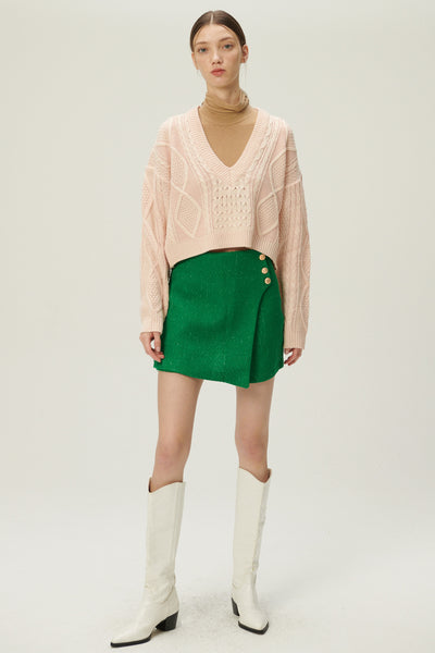 storets.com Joana V-neck Pattern Sweater