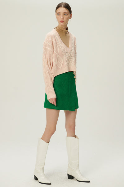 storets.com Joana V-neck Pattern Sweater